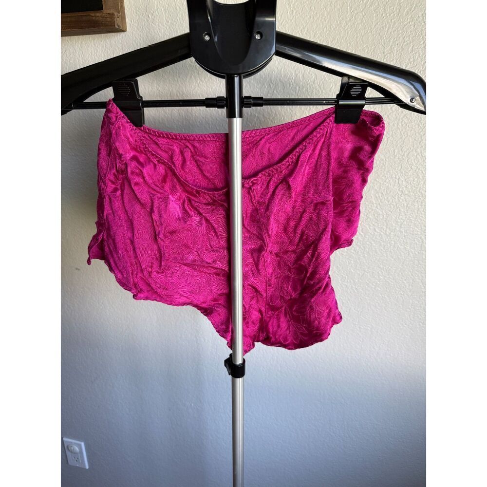 Victoria’s Secret Pink Lace Robe & Pajama Set | 3 Piece Cami Shorts XS/M - Picture 7 of 11